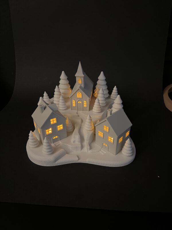 IMG_0094 Tealight houses with winter landscape