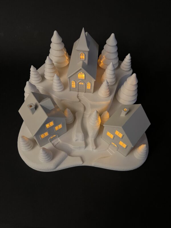 IMG_0097 Tealight houses with winter landscape